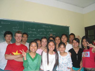 Michael Fabing as a University Teacher (Vietnam)