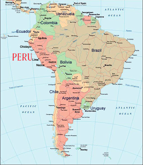 Peru map